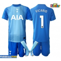 Tottenham Hotspur Guglielmo Vicario #1 Torwart Auswärts Trikotsatz Kinder 2025-26 Kurzarm (+ Kurze Hosen)